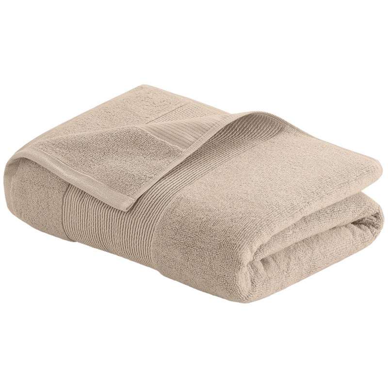 Modern Threads Air Cloud 6-Piece Towel Set - 100% Zero-Twist Cotton, 500 GSM, Quick Dry & Plush, Sand - Image 3